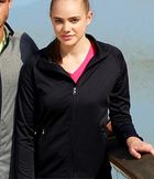 Ladies Lightweight Fleece Zip Jacket Coordinating Image