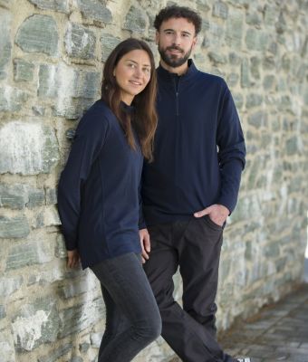 Mens & Ladies Alpine Zip Merino Uniform Hero Image