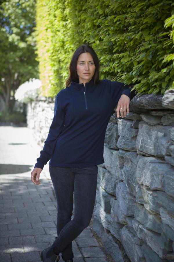 Mens & Ladies Alpine Zip Merino Option Image 2