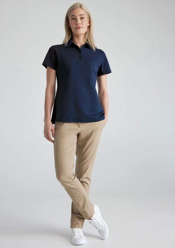 Ladies Lotus Polo Shirt Option Image 4