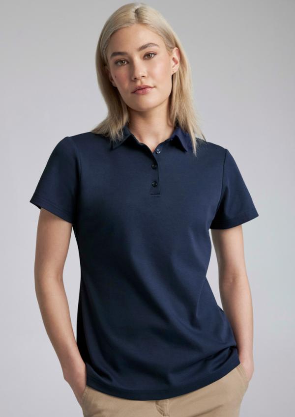 Ladies Lotus Polo Shirt Option Image 5