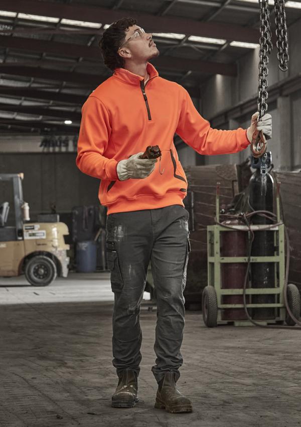 Streetworx Water Resistant Zip Pullover Option Image 5