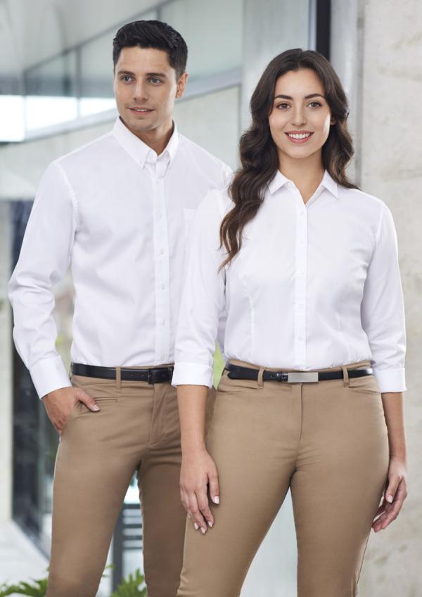 Mens Dalton Long Sleeve Shirt Option Image 3