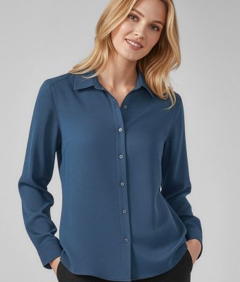 View Evelyn Long Sleeve Shirt Uniform Details Evelyn Long Sleeve Shirt Uniform Hero Image