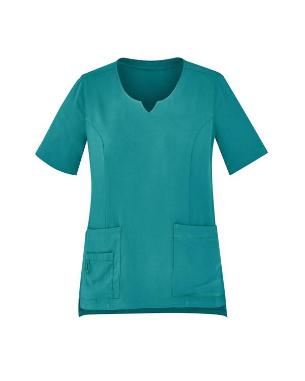 Avery Ladies Tailored Scrub Top Option Image 3