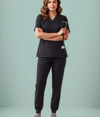 Riley Ladies Jogger Scrub Pant Uniform Hero Image