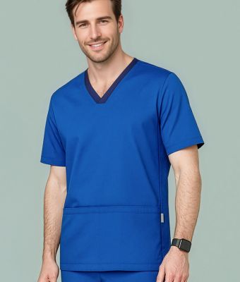 Riley Mens Stretch Scrub Top Uniform Hero Image