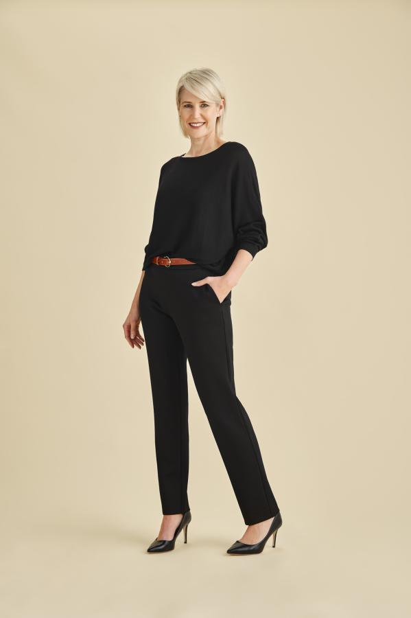 Scuba Ponte Mid-rise Pant Option Image 3