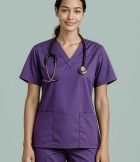 Ladies Scrub Top and Pant Ladies Scrub Top and Pant Coordinating Image