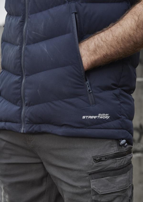 Streetworx Hooded Puffer Vest Option Image 3