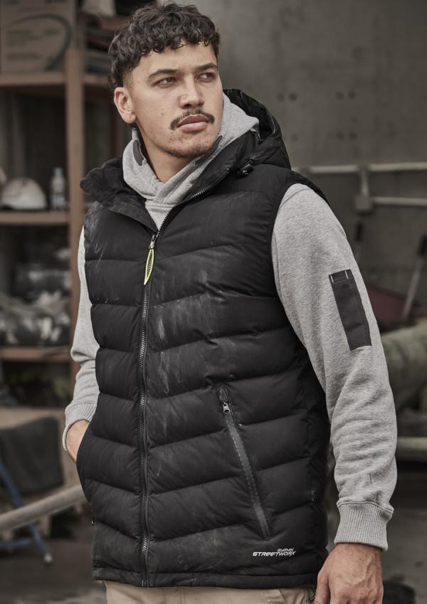 Streetworx Hooded Puffer Vest Option Image 4