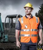 Full Zip Hi Vis Vest Full Zip Hi Vis Vest Coordinating Image