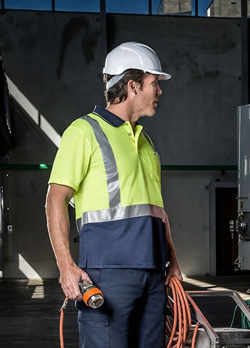 Hi Vis Two Tone Polo - Product Image