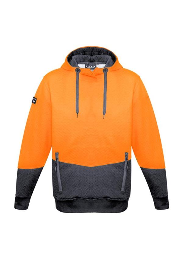Hi Vis Textured Jacquard Hoodie Option Image 2