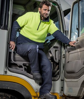 Hi Vis Half Zip Fleece Jumper Uniform Hero Image