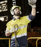 Mens Rugged Cooling Hi Vis Shirt Mens Rugged Cooling Hi Vis Shirt Coordinating Image