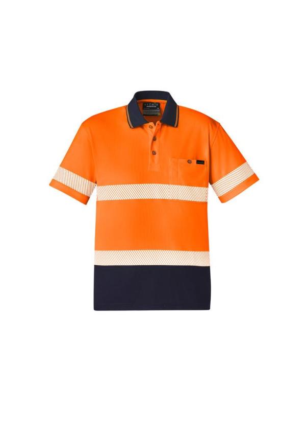 Hi Vis Segmented Tape Polo S/S Option Image 1