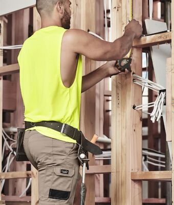 Hi Vis Sleeveless Tee Uniform Hero Image