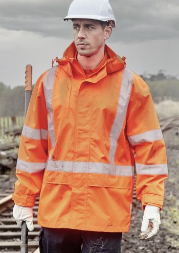 Hi Vis X Back Ultralite Waterproof Jacket - Product Image