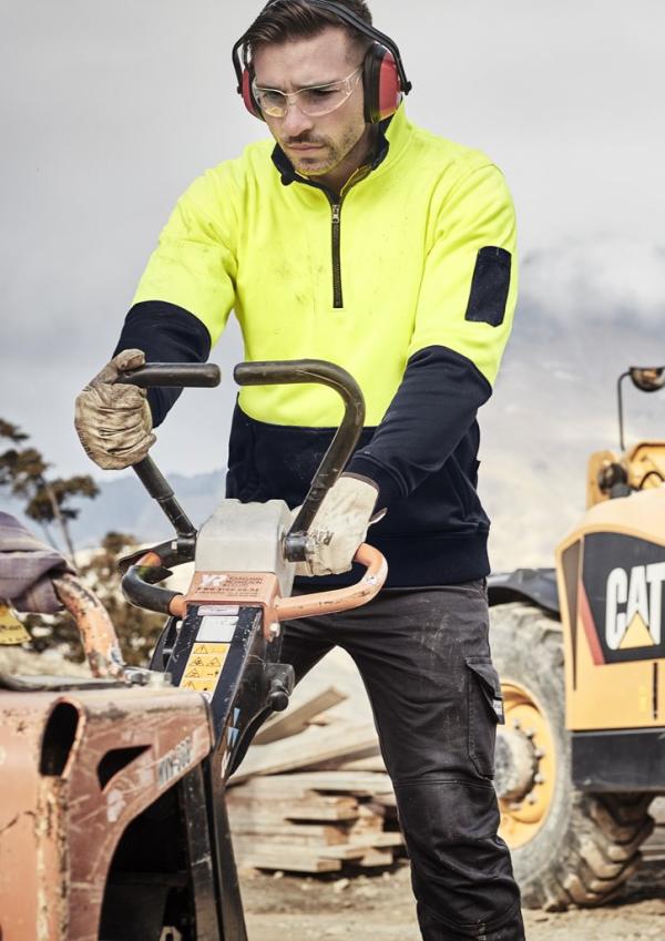 Hi Vis 1/2 Zip Pullover Option Image 3