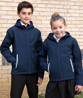 View Kids TX Soft Shell Jacket Uniform Details Kids TX Soft Shell Jacket Uniform Hero Image