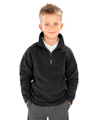 View Kids Recycled Zip Fleece Top Uniform Details Kids Recycled Zip Fleece Top Uniform Hero Image