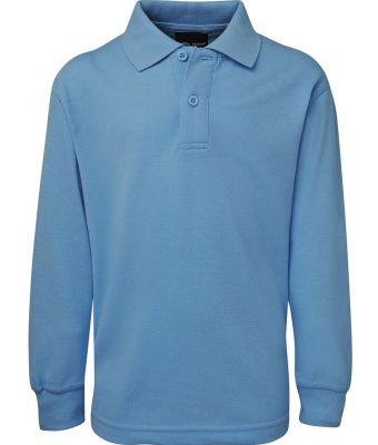 View Kids Long Sleeve Polo Uniform Details Kids Long Sleeve Polo Uniform Hero Image