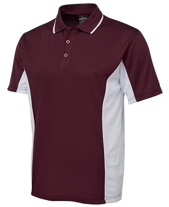 Mens Contrast Poly Polo - Product Image