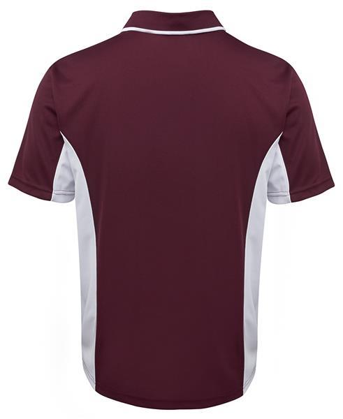 Mens Contrast Poly Polo Option Image 1