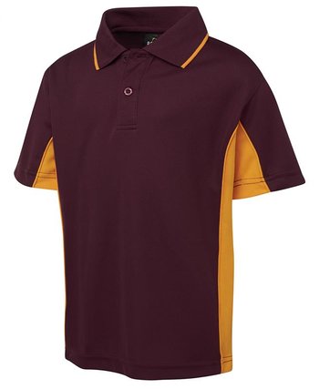 Kids Contrast Poly Polo - Product Image