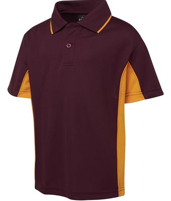 View Kids Contrast Poly Polo Uniform Details Kids Contrast Poly Polo Uniform Hero Image