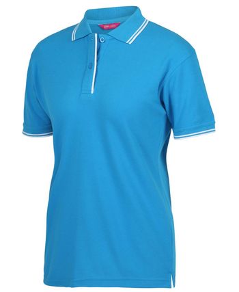 Ladies Contrast Polo - Product Image