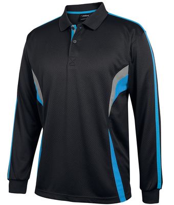 View Long Sleeve Cool Polo Uniform Details Long Sleeve Cool Polo Uniform Hero Image