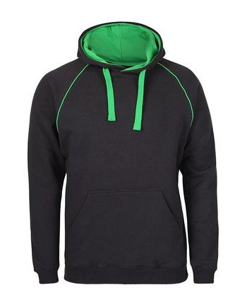 Contrast Raglan Hoodie - Product Image