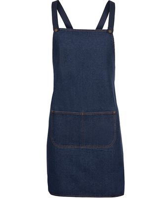 Cross Back Denim Apron Uniform Hero Image