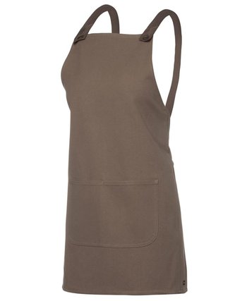 Cross Back Canvas Bib Apron - Product Image