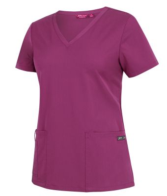 Ladies Nu Scrub Top Uniform Hero Image