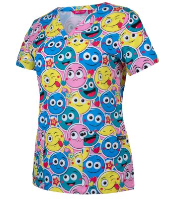 Printed Scrub Top Uniform Hero Image