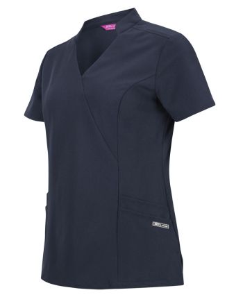 Ladies Mandarin Scrub Top - Product Image