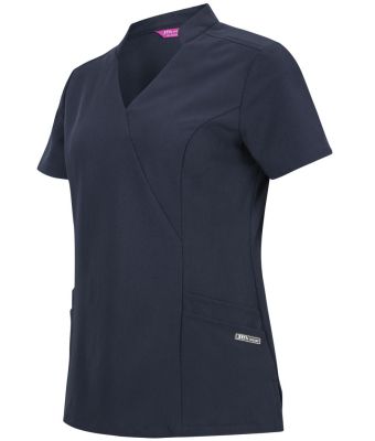 Ladies Mandarin Scrub Top Uniform Hero Image