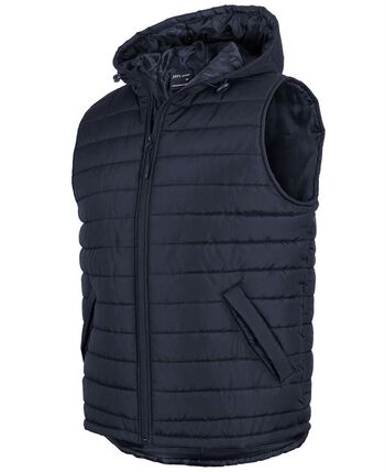Hooded Puffer Vest - Product Image
