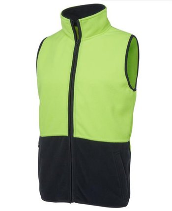 Hi Vis Polar Fleece Vest - Product Image