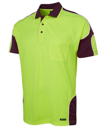Hi Vis Arm Panel Polo - Product Image