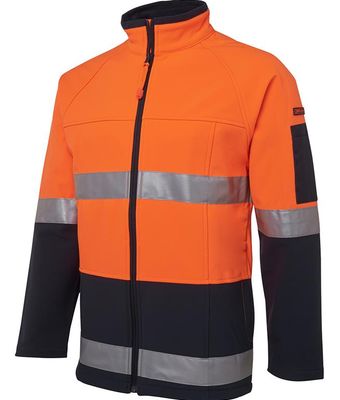 Hi Vis D+N Soft Shell Jacket Uniform Hero Image
