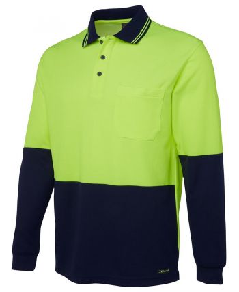 Cotton Back Polo L/S - Product Image