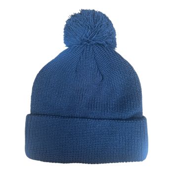 Knitted Beanie with Pom Pom - Product Image