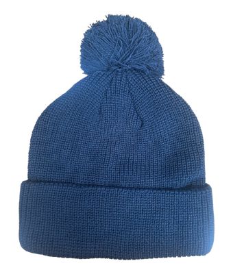 Knitted Beanie with Pom Pom Uniform Hero Image
