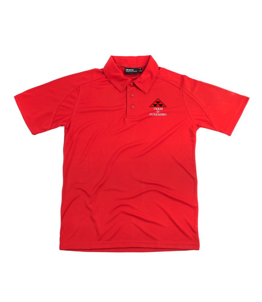 Red Oxford Polo