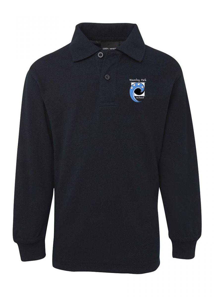 School Long Sleeve Polo